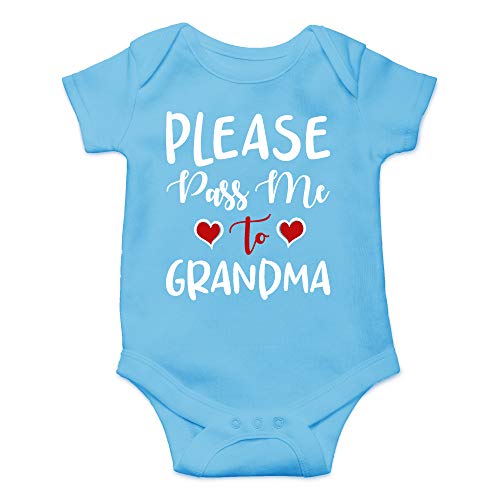CBTwear Please Pass Me to Grandma - Funny Soon to Be Grandma - Cute Infant One-Piece Baby Bodysuit