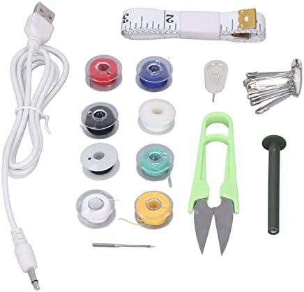 Handheld Sewing Machine, 1 Set Easy Operation Ergonomic Design Hand Sewing Machine Lightweight Portable Wide Application Improving Children Manipulative Skills Mini Sewing Machine for Beginners Home