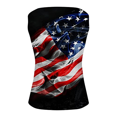 Tops For Women Casual Spring Generic Girls Tank Tops Size 7-8 Mens Tank Top Vestidos Casuales Mujer Combo Womens Vest（4-Black,Large） #TOP3