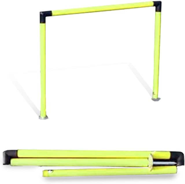 Splay Foldable Agility Training arc Hurdles | Speed Hurdle with Metal Spike Base | Suitable for sports, jumping, fitness & dog training | 18 Inches Height Set of 5