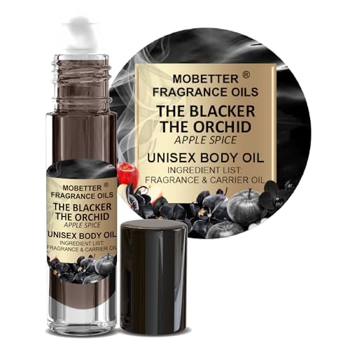 MOBETTER FRAGRANCE OILS The Blacker The Orchid Apple Spice Fragrance Body Oil for Unisex