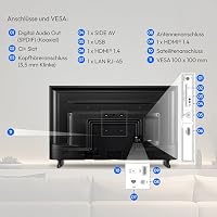 MEDION 108 cm (43 Zoll) Full HD Fernseher (Android TV, Smart TV, HDR, Prime Video, PVR, Bluetooth, MD 843100) – Ansicht 6