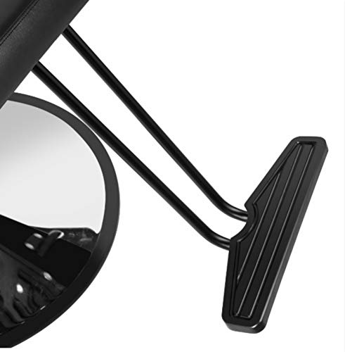 Salon Style Heavy Duty Tattoo Chair Hydraulic Reclining Barber Chair Spa Beauty Equipmen for Hair Stylist Women Man (Black&Brown)
