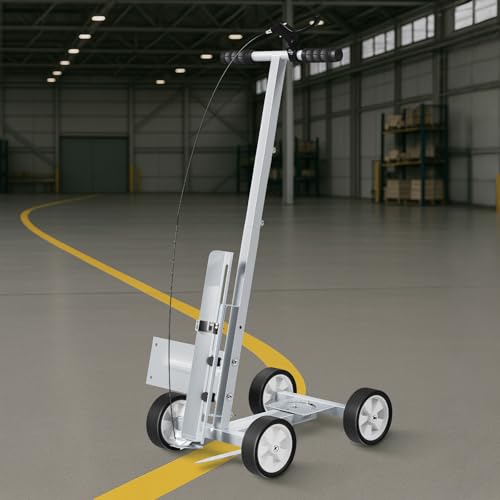 HamRoRung Parking Lot Striping Machine, Adjustable Height Spray Paint Line Marking, Parking Lot Striper, Marking Tool Draw Lines, Arcs, S-Lines, Circles for Driveway, Concrete, Basketball Court