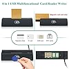 Ossiygar Multi-Function Card Reader, Magstrip Card Reader, Credit Card Reader, Memory chip Card Reader Writer, NFC Card Reader Writer, PSAM Card Reader Writer, Can be Used with Cashier Register