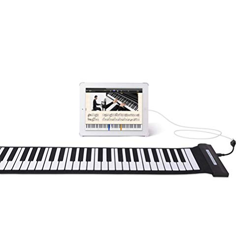 KUANDARM Piano Pliant Main Roll Piano, 88 Touches Rechargeable Roll Up Piano Clavier, Support MIDI, Instruments de Musique Pliants Idéal Cadeau pour Enfants Jouets Éducatifs Musique Débutant débutant - Les Beatles, Paul McCartney, John Lennon, RIngo Starr, George Harrison KUANDARM Piano Pliant Main Roll Piano, 88 Touches Rechargeable Roll Up Piano Clavier, Support MIDI, Instruments de Musique Pliants Idéal Cadeau pour Enfants Jouets Éducatifs Musique Débutant débutant – Image 3