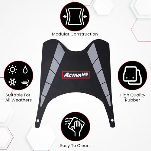 Image of Grandbiker Scooter Rubber Foot Mat Compatible with Activa 125 (1)