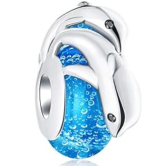 Mother and Child Dolphins Charms