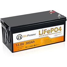 12V 300Ah Lithium LiFePO4 Battery, 8000+ Deep Cycles Lithium Batteries with 200A BMS, Max 3840Wh Energy, Perfect for Backup Power,Home Storage Energy,Solar System and Off-Grid Applications