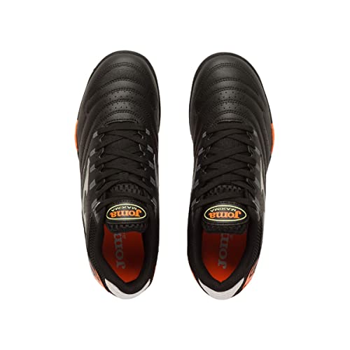 Chuteira Joma Maxima Society Preto/Laranja