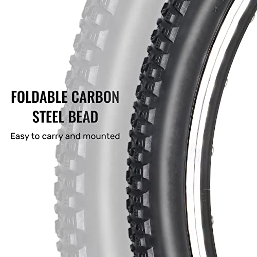 MOHEGIA Mountain Bike Tires – 20/24/26/27.5 Inch Folding MTB