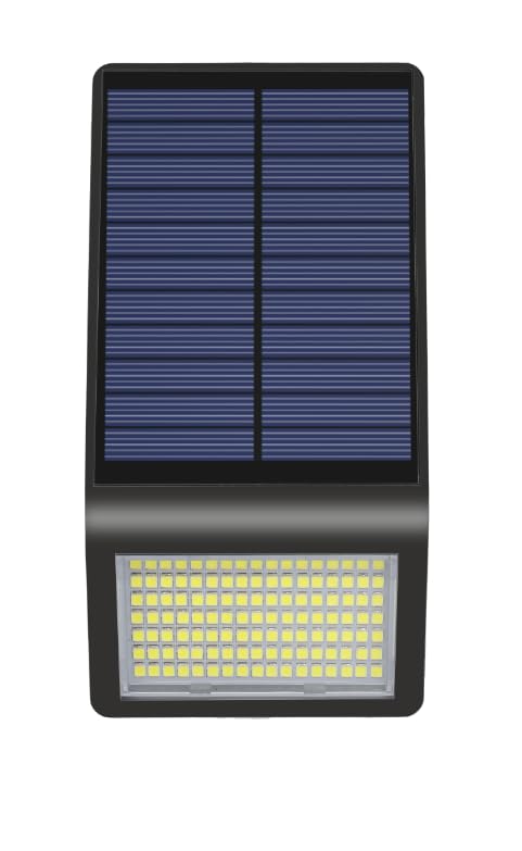 Smiling Shark ソーラーライトWL04【高輝度800LM・119LED・知能モード】センサーライト ソーラー 人感 防水 強力 屋外照明 自動点灯/消灯 省エネ 太陽光発電 電気代0 IP65屋外ライト 屋外ライト 簡単措置 壁掛け ガレージ/庭先/廊下/玄関/駐車場 防犯対策 台風/地震/津波/応急/防災に対応 1個