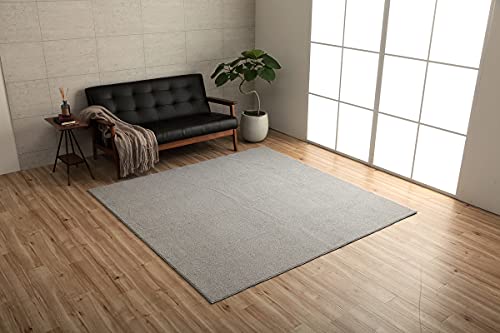 イケヒコ・コーポレーション イケヒコ ラグ カーペット クレイド 約90×185cm グレー シンプル 約1畳 長方形 抗菌防臭 ループ オーバーロック #3985929