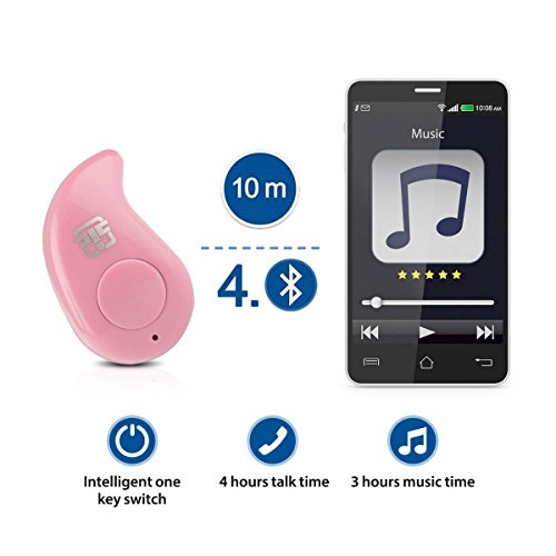 Mini Fone de Ouvido Bluetooth 4.1 Sports Sem Fio com Microfone e Hands-free suporte para Smart Phone