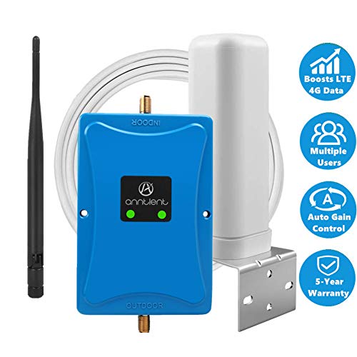 ANNTLENT Repetidor señal movil Dual Banda 800MHz (Banda 20) y 2600MHz (Banda 7) Repetidor 4g para movil Amplifica la señal del teléfono celula LTE 4G