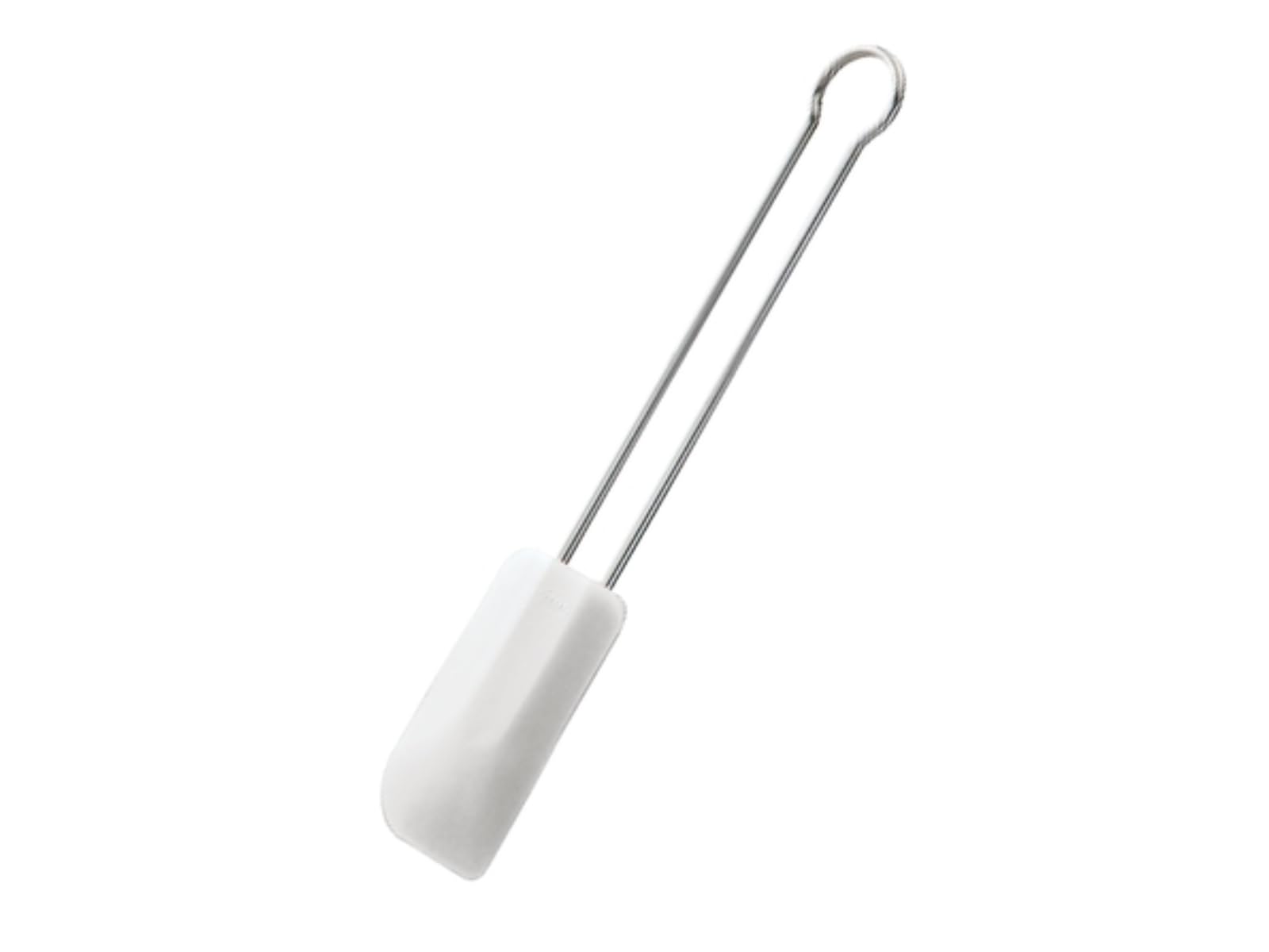 Rosle Stainless Steel & Silicone Flexible Spatula, 10-inch,White