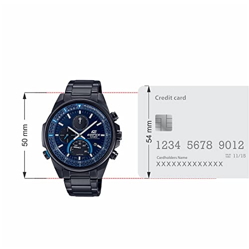 Casio Edifice Analog Blue Dial Men Watch - EFS-S590DC-2AVUDF (ED510) - Image 6