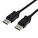 Accell DP to DP 1.2 - VESA-Certified DisplayPort 1.2 Cable - 3 Feet, HBR2, 4K UHD @60Hz, 1920X1080@240Hz, 5 Cable Pack
