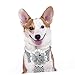 BUGUUYO 20pcs Flower Pet Collar Accessories Delicate Chiffon Decor for Dogs and Cats Elastic Band for Easy Attachment for Parties Weddings and Daily Wear