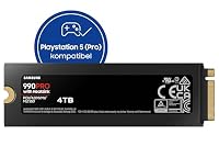 Samsung 990 PRO Heatsink NVMe M.2 SSD mit Kühlkörper, 4 TB, PCIe 4.0, 7.450 MB/s Lesen, 6.900 MB/s Schreiben, Interne SSD mit RGB für PC-/Konsolen-Gaming und Videobearbeitung, MZ-V9P4T0CW – Ansicht 2