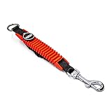 WAW, Smorzatore Antishock per Guinzaglio Cani, per Cani da 1 a 50 kg, Taglia L, Rosso/Nero, Linea Basic