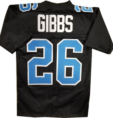Custom Stitched Jahmyr Gibbs Carbon Black Youth Jersey Size Youth Large