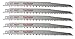 9-Inch Wood Pruning Saw Blades for Reciprocating/Sawzall Saws - 5 Pack - Caliastro