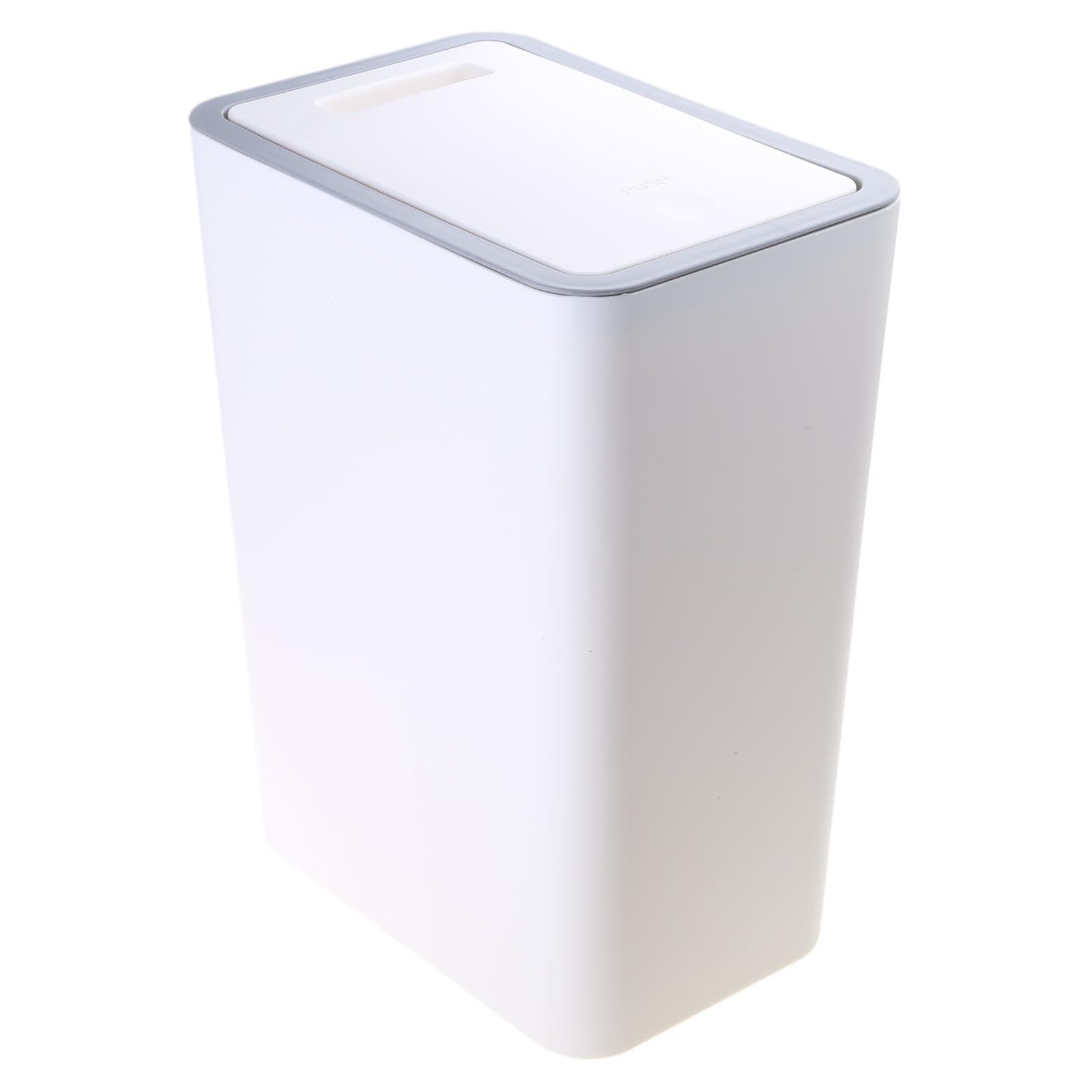 Buxuaaaa Trash Can Press Top Large Capacity Garbage Bin with Lid Trash Can for Home and Offices Dustbin Aesthetic Receptacle