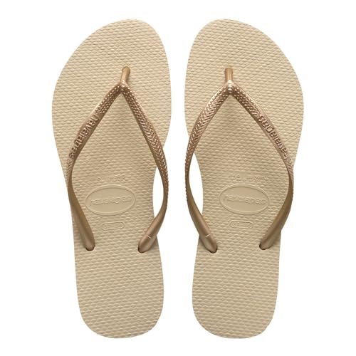 Havaianas Slim Women Flipflop Sand Grey/Light Golden 5.5/6 UK