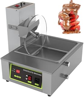 Commercial Chocolate Melter and Tempering Machine with Vibration, Ideal for Home and Professional Use, Perfect for Fondue and Desserts