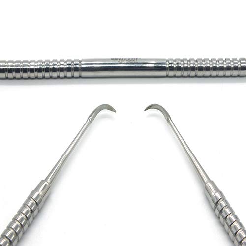 ADDLER Dental Scaler Double Ended. No Rust, No Slip. Premium Solid 6 MM. No Rust, No Slip Handle. life Time Anti Rusting Warranty.-image-19