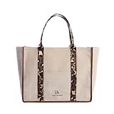 DON ALGODON - Bolso de hombro para mujer - Bolsos mujer ligeros para verano - Ideal para uso diario, compras y escapadas Columbretes