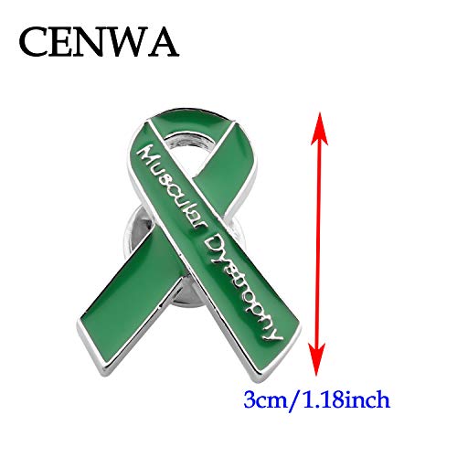 CENWA Muscular Dystrophy Warrior Pin Lime Green Mental Health Awareness Jewelry Muscular Dystrophy Support Gift2
