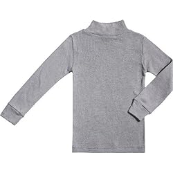 BABIDU Camiseta Interior Niños Unisex Cuello Medio...: Comodidad y Calor para Todo el Día: Camiseta interior unisex afelpada ideal para mantener a los niños abrigados en invierno. Su tacto suave y tejido cálido la hacen perfecta para pieles sensibles. Disponible en una amplia gama de colores, muchas madr...