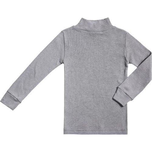BABIDU Camiseta Interior Niños Unisex Cuello Medio Alto Semicisne, Gama Punt NOU, Ropa para Niño y Niña de 2 a 16 Años Unisex, Camiseta Interior Manga Larga Algodón y Poliéster