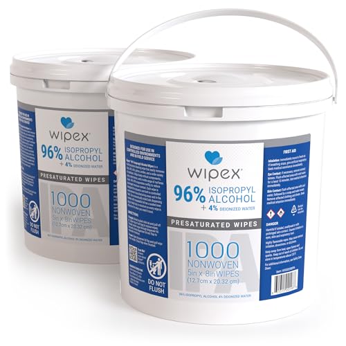 Wipex 96% Isopropyl Alcohol Wipes Electronic Wipes - Cleanrooms, Lab Alcohol Wipes, Electronic...