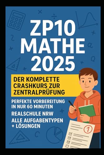 ZP10 Mathe 2025 – Der komplette Crashkurs zur Zentralprüfung: Perfekte Vorbereitung in nur 60 Minuten | Realschule NRW | Alle Aufgabentypen + Lösungen