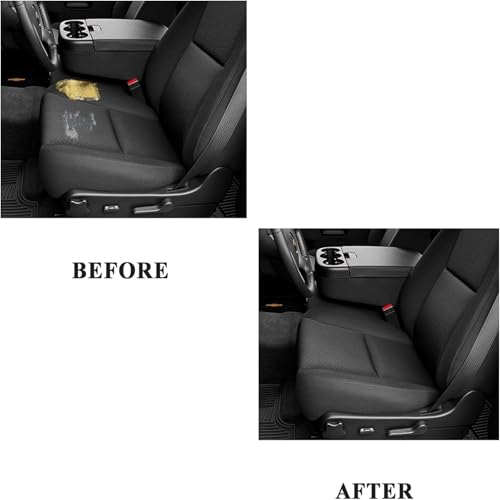 NLQR Front Driver Bottom Replacement Seat Cover & Foam Cushion Compatible with Chevy Silverado Tahoe Suburban Avalanche GMC Yukon Sierra 1500 2500HD 3500HD 2007 2008 2009 2010 2011 2012 2013 2014 by NLQR - Image 2