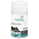 TimeMist Metered Fragrance Dispenser Refills, Caribbean Waters, 6.6 oz - Includes 12 per case.