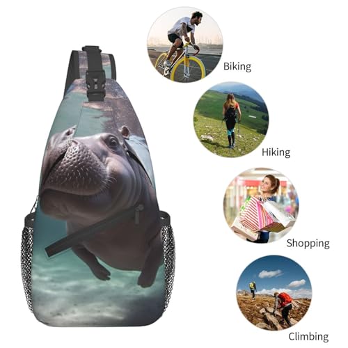 Bolso cruzado tipo bandolera para viaje y trekking miniatura 6