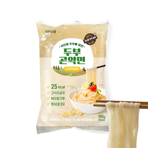 Rarasfarm Tofu Konjac Noodles, Spaghetti Pasta, 6 Packs, Low-Carb, Low