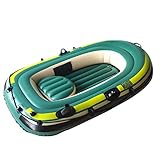 Resistente: el barco inflable dispone de 2 tamaños, de los cuales A: 200 x 120 x 35 cm (aprox). Cargador: 200 kg, B: 230 x 130 x 35 cm (aprox.). Soporta 250 kg.
