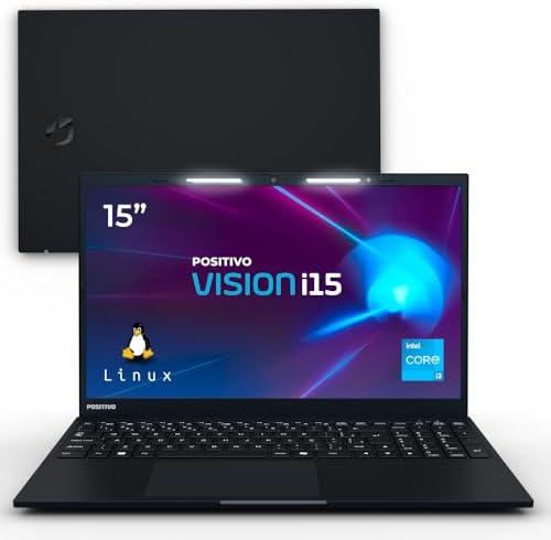 Notebook Positivo Vision i15 Lumina Bar i3-N300 8GB 256GB SSD Tel...