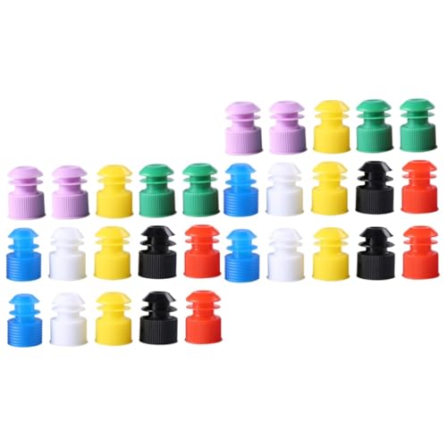 NAMOARLY 200 Pcs Test Tube Stopper Test Tubes Test Tube Sealing Plugs Test Tube Accessories Bottle Plug Stopper Test Vial Plug Vial Seal Cap Corks Plugs Liquid Tube Cork Cap Plastic