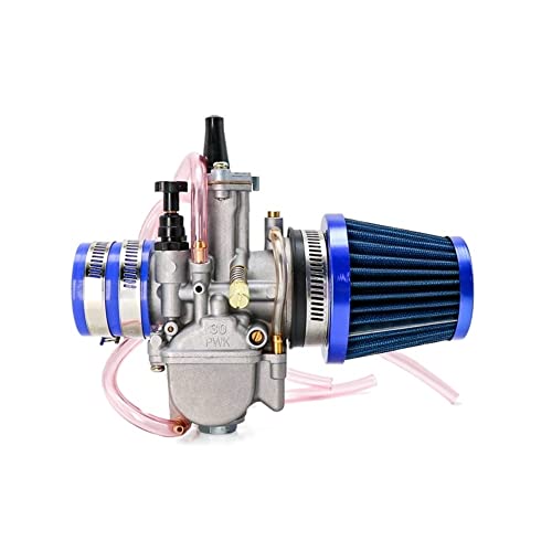 Kit Carburador Adaptador Carburador Motocicleta Carreras Para Aire Para Filtro Para Un Juego Para 21 24 26 28 30 32 34mm 4T Para Moto Carrera 50cc-250cc Filtro De Aire (Color : A, Size : 30mm)