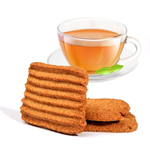 POLKA SUGAR LESS DIET ATTA COOKIES with Elaichi I PACK OF 1X200 = 200 GM I High Fibre Digestive Biscuits Rusk I cookies biscuit I Whole Wheat Sugarless cookies (SUGARLESS, 200 GM) I Sugar free biscuits - Image 4 thumbnail