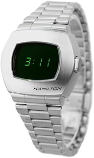 H52414131 American Classic PSR Digital Quartz Men's Watch [Parallel Import], LCD/Green, Bracelet Type