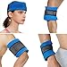 Rainbow Reusable Flexible Gel Ice Pack & Wrap with Elastic Velcro Strap for Hot Cold Therapy(head, Neck, Arm, Elbow, Knee, Ankle)