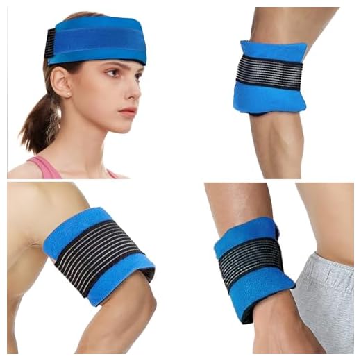 Sac de glace en gel arc-en-ciel avec sangle élastique pour thérapie par le froid (tête, cou, bras, coude, genou, cheville)