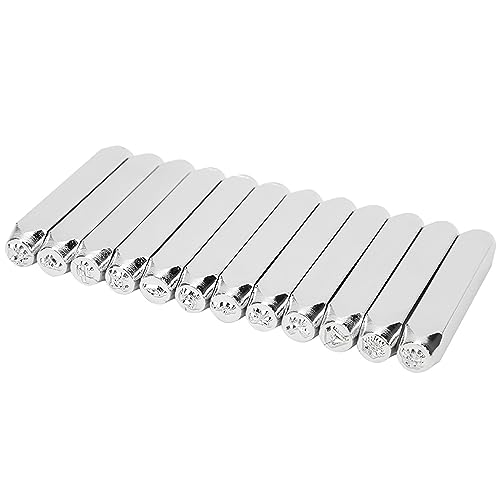 Sellos de metal de 6mm de acero al carbono forjado para talleres de joyería